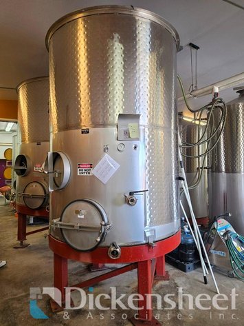 Image for WESTEC TANK COMPANY 1,543 GALLON STAINLESS STEEL WINE TANK