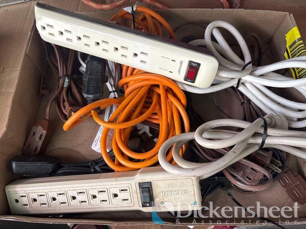 Image for LOT OF POWER STRIPS AND EXTENSION CORDS