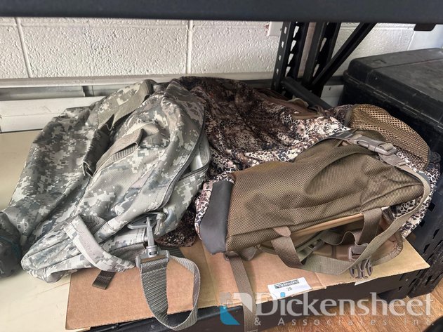 Image for LOT WITH (2) CAMO BACKPACKS