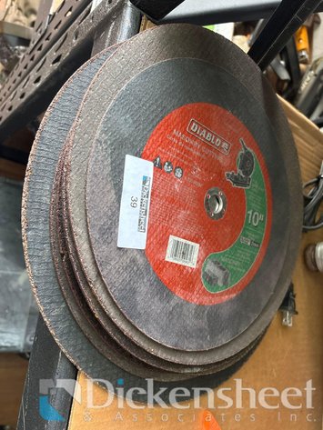 Image for LOT OF LARGE GRINDING DISCS