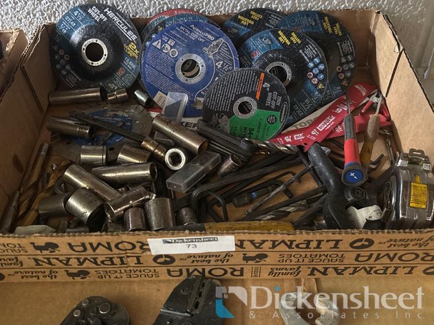 Image for SOCKETS, GRINDER DISCS AND HAND TOOL LOT