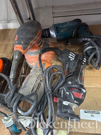 Image for RIDGID SANDER, MAKITA DRIVER AND ROTOZIP ROTOSAW