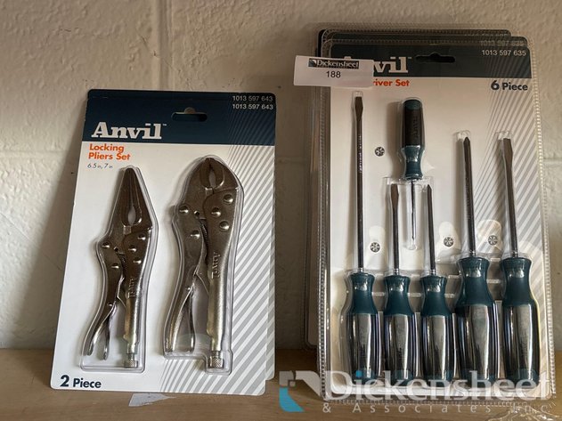 Image for ANVIL LOCKING PLIERS AND SCREWDRIVER SETS