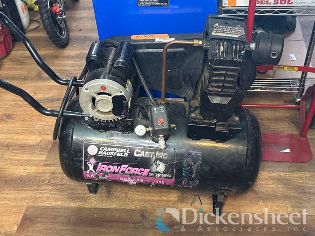 Image for CAMPBELL HAUSFELD FIVE GALLON PORTABLE AIR COMPRESSOR FOR PARTS ONLY