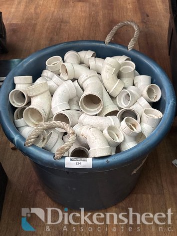 Image for TUB OF PVC PIPE FITTINGS