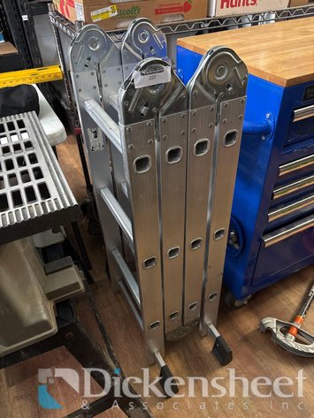 Image for MULTIPURPOSE ARTICULATING ALUMINUM LADDER