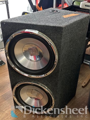 Image for DUAL 12 INCH CAR AUDIO SUBWOOFER