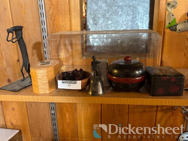 Image for DECORATIVE BOXES FIGURES & BELL LOT
