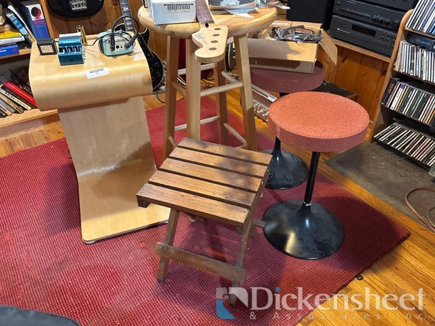 Image for SELECTION OF WOOD CHAIRS & STOOLS