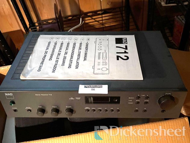 Image for NAD 712 STEREO RECEIVER WITH SPEAKERS