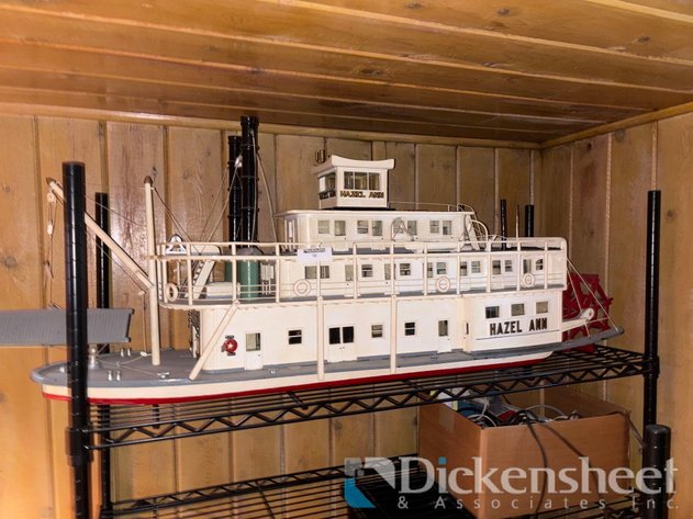 Image for PAM ADAMS MODEL PADDLEWHEEL RIVERBOAT