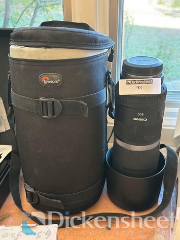 Image for CANON 800 CAMERA LENS WITH LOWEPRO CASE