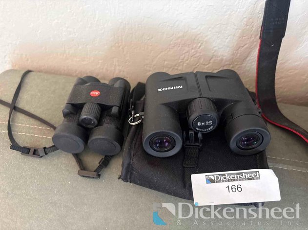 Image for (2) MINOX & LEICA BINOCULARS