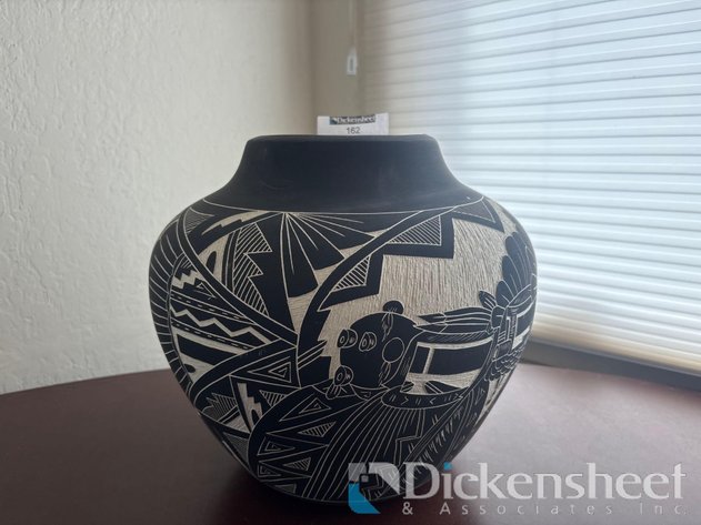 Image for SIGNED ACOMA NM POTTERY VASE