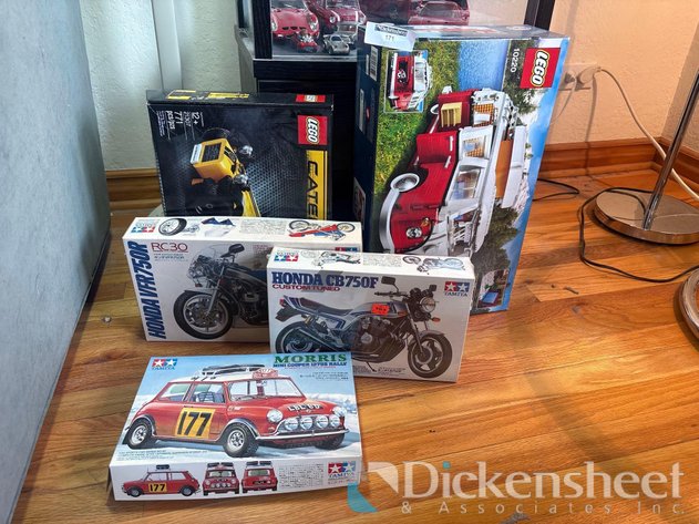 Image for (5) LEGO SETS & TAMIYA MODEL KITS
