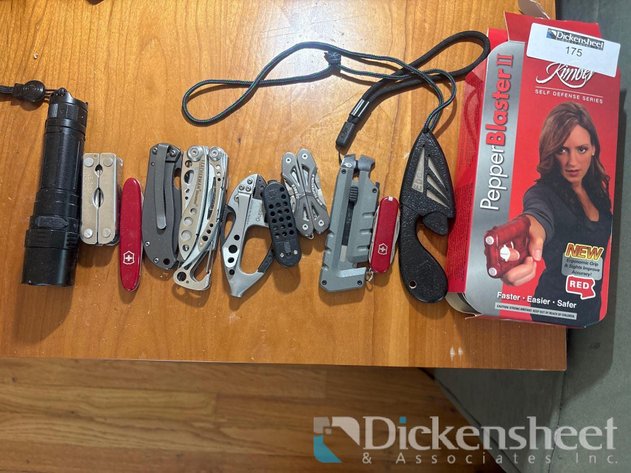 Image for MULTI TOOLS, POCKET KNIVES, FLASHLIGHT & PEPPERBLASTER