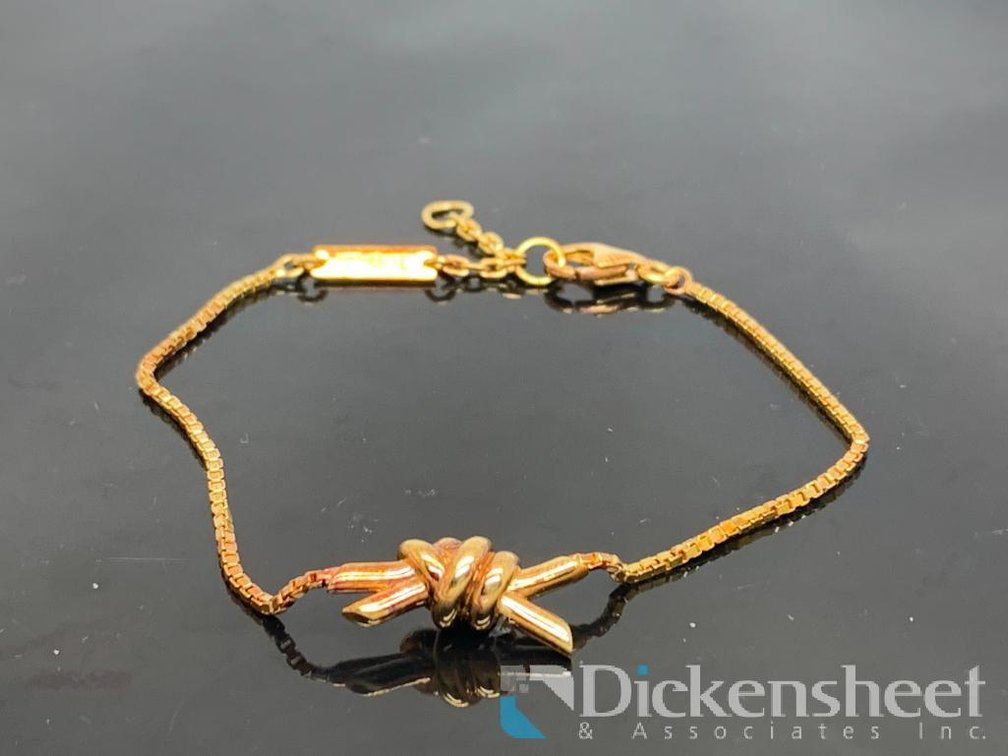 Bottega Veneta Gold Knot Women's Bracelet