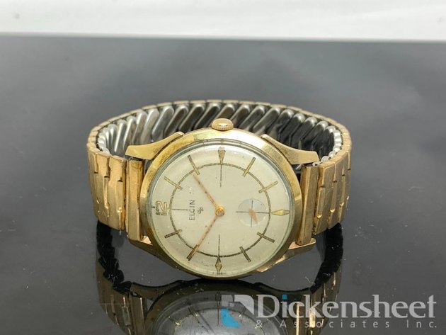 Image for Vinateg Elgin Gold Tone Men's Watch