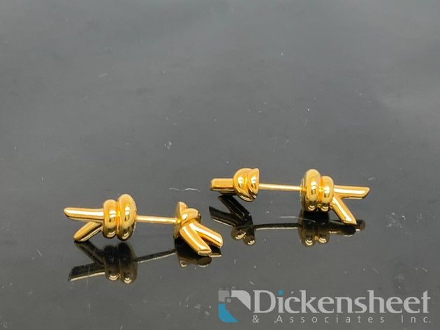 Image for Bottega Veneta Knot Stud Earrings
