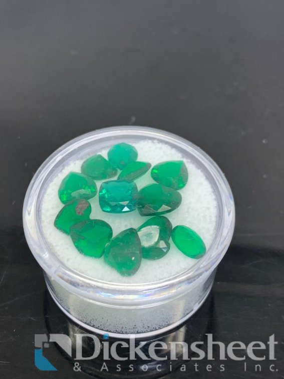 Lot of Loose Green Gemstones