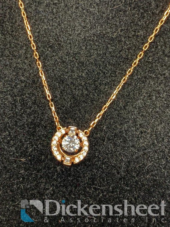 Swarovski Rose Gold Tone Necklace