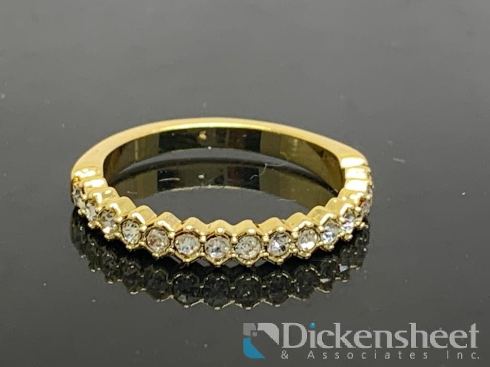Gold Tone Wedding Band