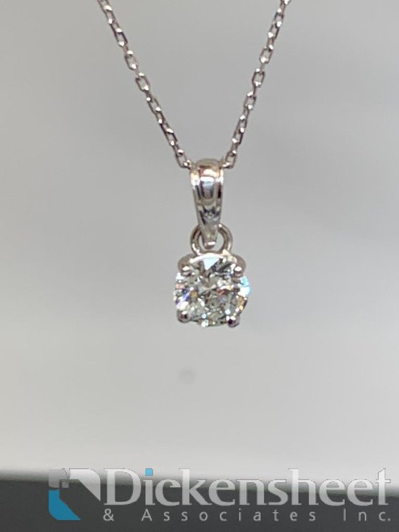 14K White Gold Necklace