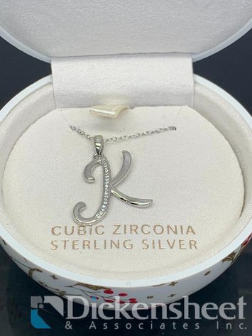 Image for Sterling Silver K Necklace