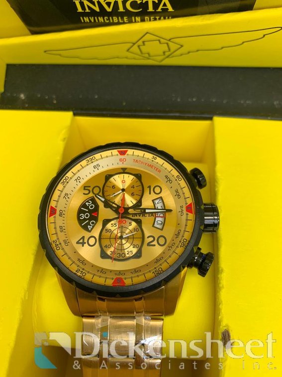 Invicta Gold Tone Men's Watch