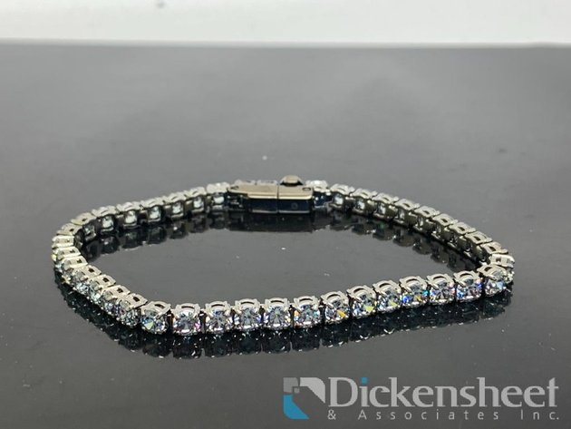 Image for Tennis Bracelet With Blue Stones