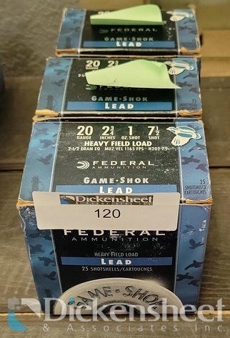 Image for (3) BOXES 20 GAUGE SHOTGUN SHELLS