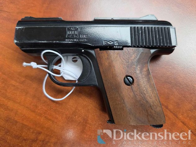Image for PISTOL, RAVEN, MP-25, .25 CAL, SERIAL # 1101784