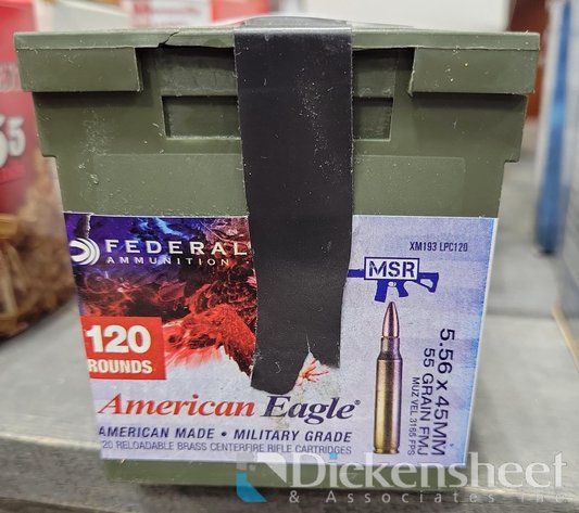Image for (1) BOX 5.56 X 45MM 55 GRAIN RIFLE CARTRIDGES
