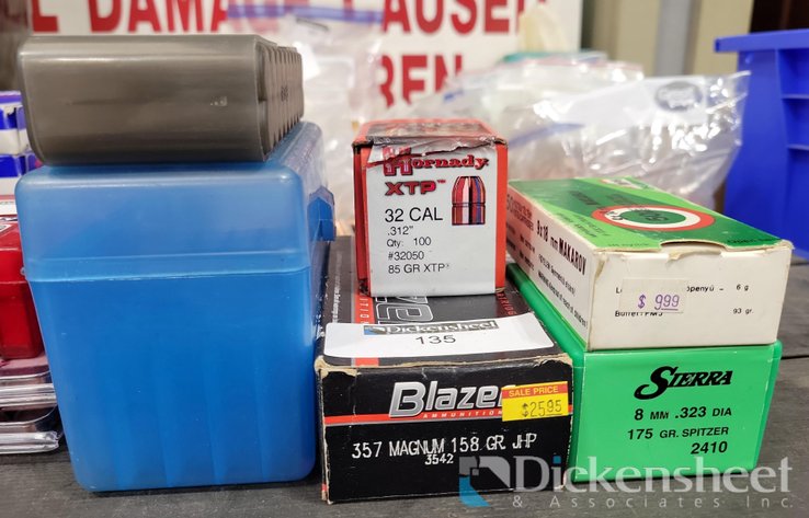 Image for MULTI CAL AMMO LOT AND (2) CARRY CASES