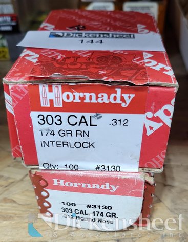 Image for (2) BOXES OF HORNADY .303 CAL