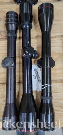Image for (3) RIFLE SCOPES