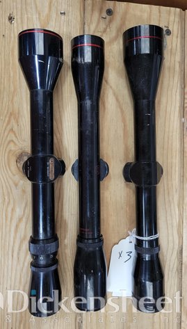 Image for (3) RIFLE SCOPES