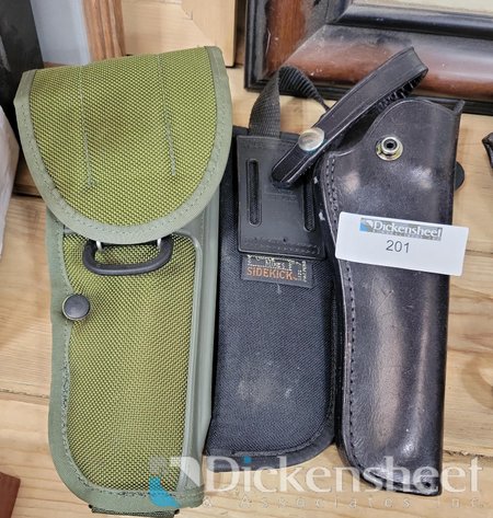 Image for (3) DIFFERENT STYLES OF SIDE HOLSTERS