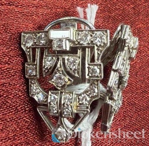 Image for 14KT WHITE GOLD WITH DIAMOND EARRINGS
