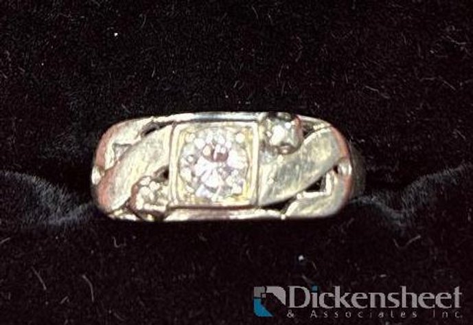 Image for 14K WHITE GOLD DIAMOND RING
