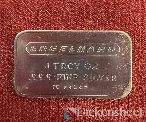Image for ENGELHARD SILVER ONE TROY OUNCE