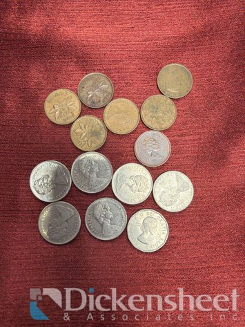 Image for LOT OF (14) CANADA COINS