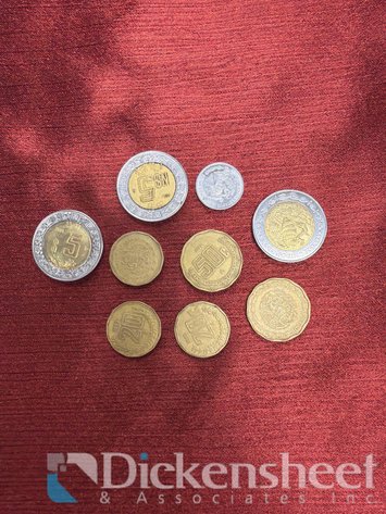 Image for (9) MEXICAN COIN LOT