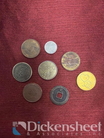 Image for LOT OF (8) TOKENS