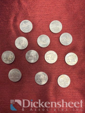 Image for (12) COMMEMORATIVE NICKEL LOT