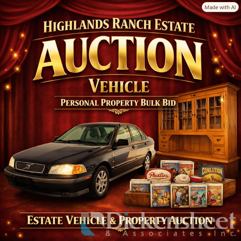 Image for HIGHLANDS RANCH-ESTATE-Personal Property, 2000 Volvo One Owner