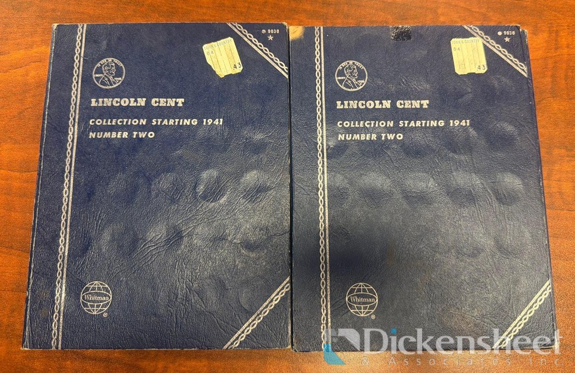(2) LINCOLN SET COLLECTION BOOK