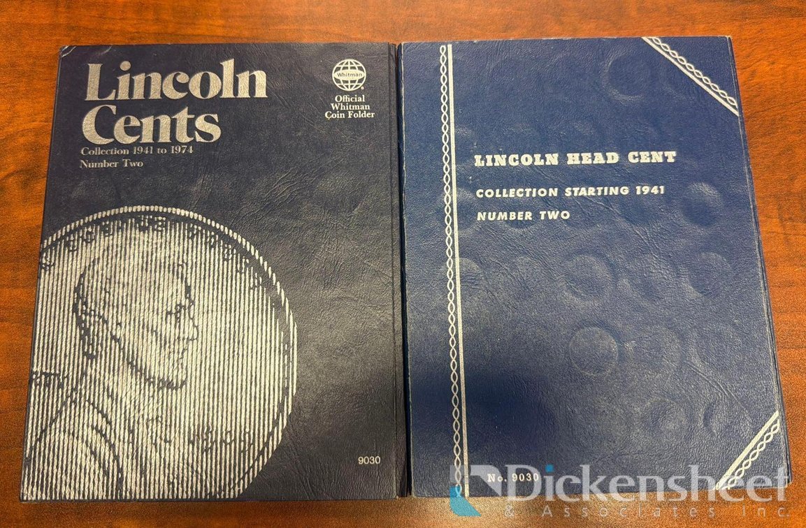 (2) LINCOLN CENTS COLLECTION BOOK