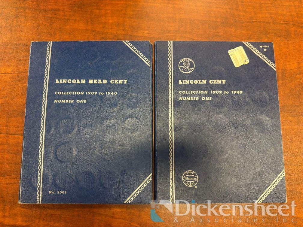 (2) LINCOLN HEAD CENT COLLECTION BOOK