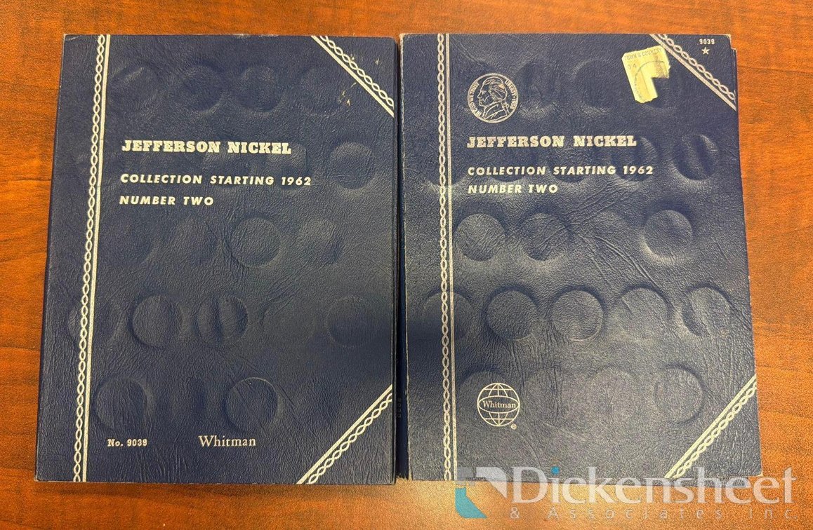 (2) JEFFERSON NICKEL COLLECTION BOOK
